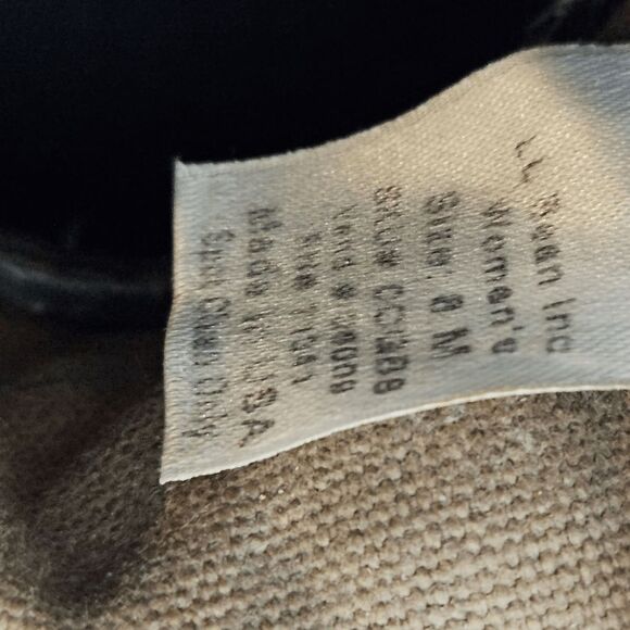 L.L. Bean Maine Hunting Rubber Duck Shoe Low Boots Women's Brown and Tan Size 8 - Picture 6 of 7